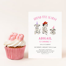 Geluid Het alarm Brandweerman Meisje Verjaardagsfe