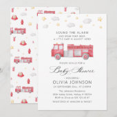 Geluid het alarm brandweerwagen brandweer Baby sho Kaart (Voorkant / Achterkant)