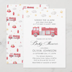 Geluid het alarm brandweerwagen brandweer Baby sho Kaart