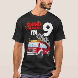 Geluid het alarm dat ik 9 jaar oud ben. t-shirt
