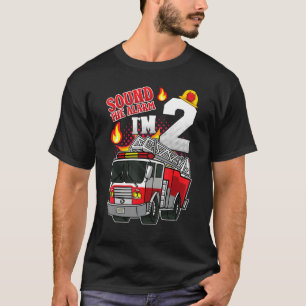 Geluid Het alarm ik ben 2de brandweerman van de Br T-shirt