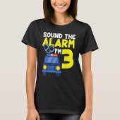 Geluid het alarm Ik ben 3 Jaar Oud Kinderen Verjaa T-shirt (Voorkant)