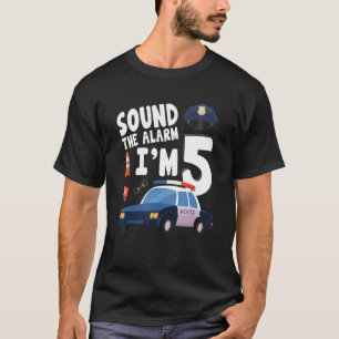 Geluid Het alarm is mijn vijfde verjaardag 5 jaar  T-shirt