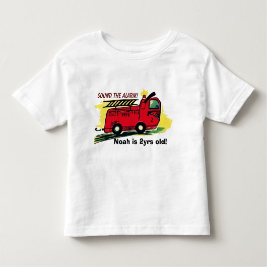 Geluid het alarm! kinder shirts (Voorkant)