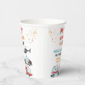 Geluid het alarm & Pak je spullen 3e verjaardag Papieren Bekers (Rechts)