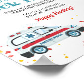 Geluid het alarm & Pak je spullen Baby Sock Hunt Poster (Hoek)