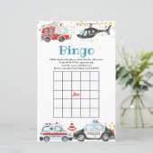 Geluid het alarm & Pak je spullen Bingo Games (Staand voorkant)