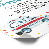 Geluid het alarm & Pak je spullen Late Night Luier Poster (Hoek)