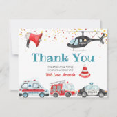 Geluid het alarm Pak je spullen Verjaardag Dank je Bedankkaart (Voorkant)