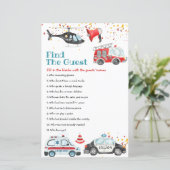 Geluid het alarm Pak je spullen Vind het Gastenspe (Staand voorkant)