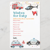 Geluid het alarm Pak je spullen Wensen voor Baby (Voorkant)