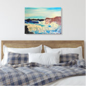GELUID IN BEWEGING OCEAANcanvas Canvas Afdruk (Insitu (Slaapkamer))
