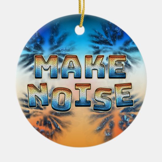 Geluid maken keramisch ornament (Voorkant)