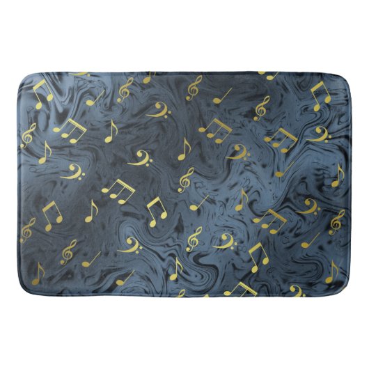 geluid, metaal, muziek, muzikaal, teken, noot, vor badmat (Voorkant)