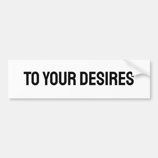 [GELUID] OP UW VERZENDINGEN BUMPERSTICKER (Voorkant)