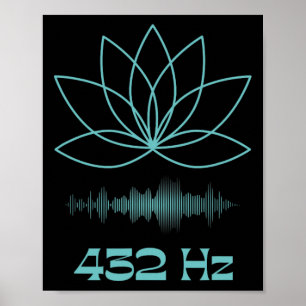 Geluid Th Nieuwe Tijd Meditatie Yoga Lotus Bloem T Poster