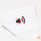 🔊 geluid uit 🔇 ronde sticker (Envelop)