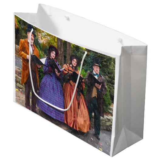 Geluid van Carolers Groot Cadeauzakje (Voorkant Gekanteld)