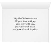 Geluid van Carolers kerstKaart (Binnen Horizontaal (Onder))