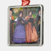 Geluid van Carolers Metalen Ornament (Links)
