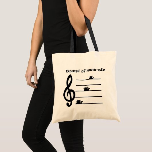 Geluid van de mikszak tote bag (Voorkant (product))