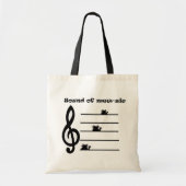 Geluid van de mikszak tote bag (Voorkant)