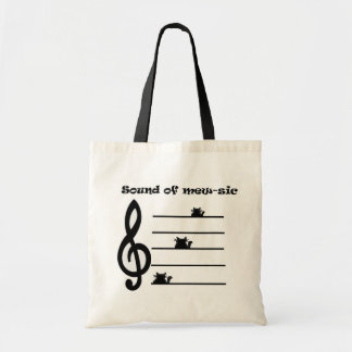 Geluid van de mikszak tote bag