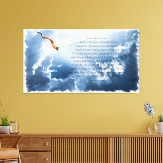 Geluid van de Shofar-Canvas Print (Insitu (Woonkamer))