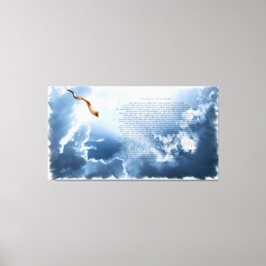 Geluid van de Shofar-Canvas Print (Voorkant)