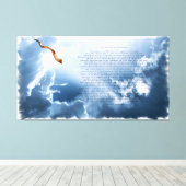 Geluid van de Shofar-Canvas Print (Insitu (Houten vloer))