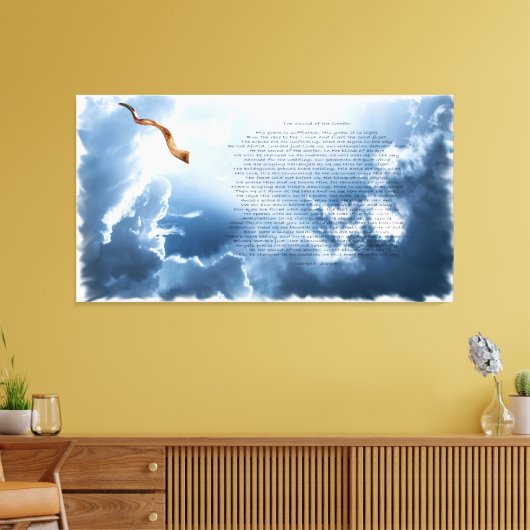 Geluid van de Shofar-Canvas Print (Insitu (Woonkamer))