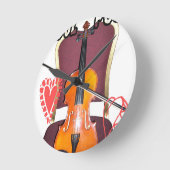 Geluid van de valentijn van hakuna matata ronde klok (Hoek)