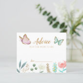 Geluid van de vlinder voor de moeder als Kaart (Staand voorkant)