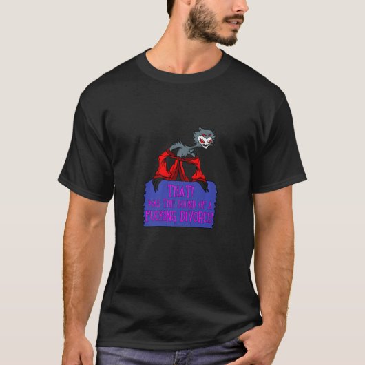 Geluid van een echtscheiding mislukt echtscheiding t-shirt (Voorkant)
