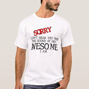 Geluid van een grappig leuke T-shirt humor