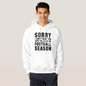 Geluid van het voetbalseizoen hoodie (Voorkant volledig)