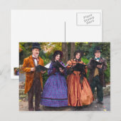 Geluid van Kerstzangers Briefkaart (Voorkant / Achterkant)