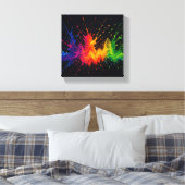 Geluid van kleuren Muziek Explosie Canvas Muurkuns (Insitu (Slaapkamer))