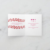 Geluid van muziek naar mijn hart Valentijnsdag Kaa Feestdagen Kaart (Binnen)