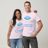 Geluid van regen heeft geen vertaling nodig: regen t-shirt (Unisex)