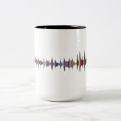 Geluid van schoonheid tweekleurige koffiemok (Center)