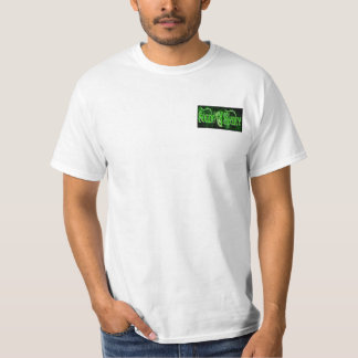 geluid van stilte voor en achter t-shirt