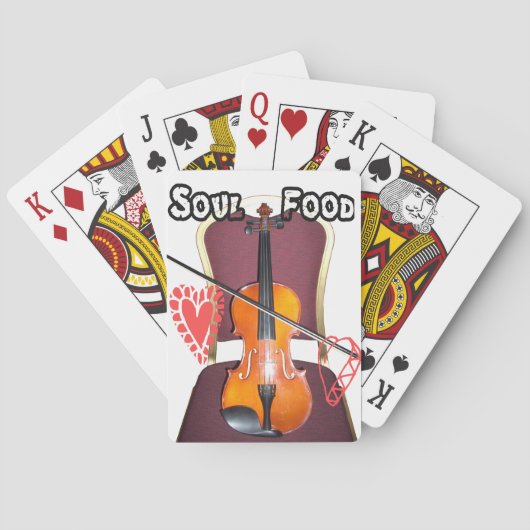 Geluid van v liefde hakuna matata valentijn pokerkaarten (Achterkant)