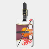 Geluid van v love hakuna matata valentijn bagagelabel (Voorkant verticaal)