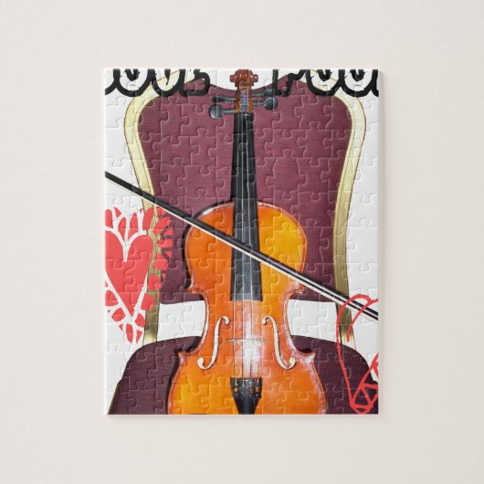 Geluid van v love hakuna matata valentijn legpuzzel (Verticaal)