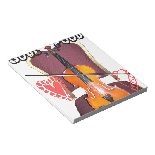 Geluid van v love hakuna matata valentijn notitieblok (Schuin)