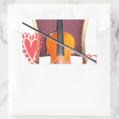 Geluid van v love hakuna matata valentijn rechthoekige sticker (Tas)