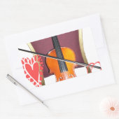 Geluid van v love hakuna matata valentijn rechthoekige sticker (Envelop)