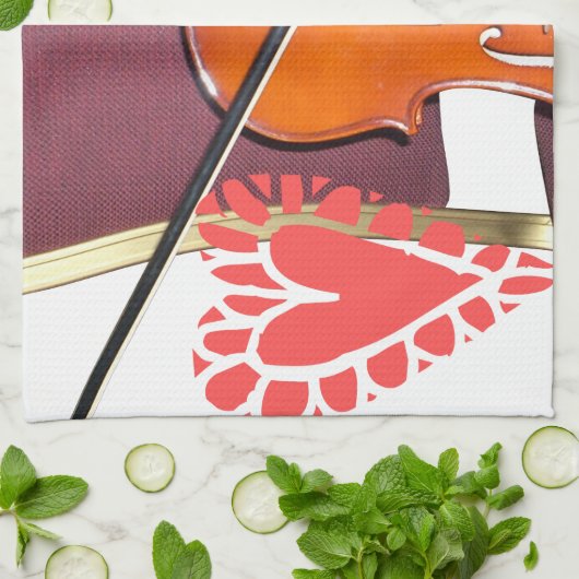 Geluid van v love hakuna matata valentijn theedoek (Gevouwen)