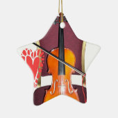Geluid van Violin love hakuna matata valentijn Keramisch Ornament (Rechts)